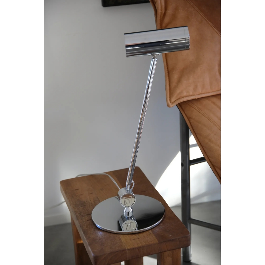 Markslöjd 109184 - ARLO dimbare LED-tafellamp LED/4,9W/230V glanzend chroom