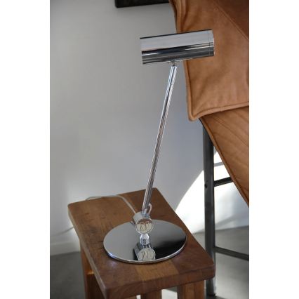 Markslöjd 109184 - Lampe de table LED à intensité variable ARLO LED/4,9W/230V, chrome brillant