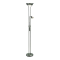 Markslöjd 111241 - Lampadaire à intensité variable DETROIT 1xR7s/230W/230V + 1xGU10/35W chrome brillant