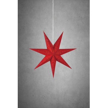 Markslöjd 700120 - Décoration de Noël ARATORP 1x E14/25W/230V Ø 75 cm rouge