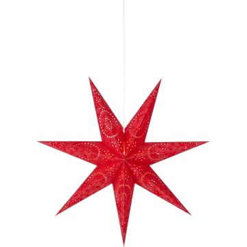 Markslöjd 700120 - Kerstdecoratie ARATORP 1xE14/25W/230V Ø 75 cm rood