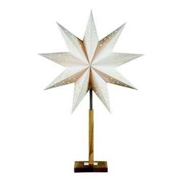 Markslöjd 700323 - Décoration de Noël SOLVALLA 1xE14/25W/230V blanc 65 cm