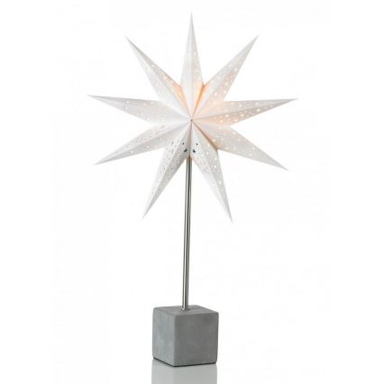 Markslöjd 702469 - Décoration de noël HARD 1xE14/25W/230V blanche