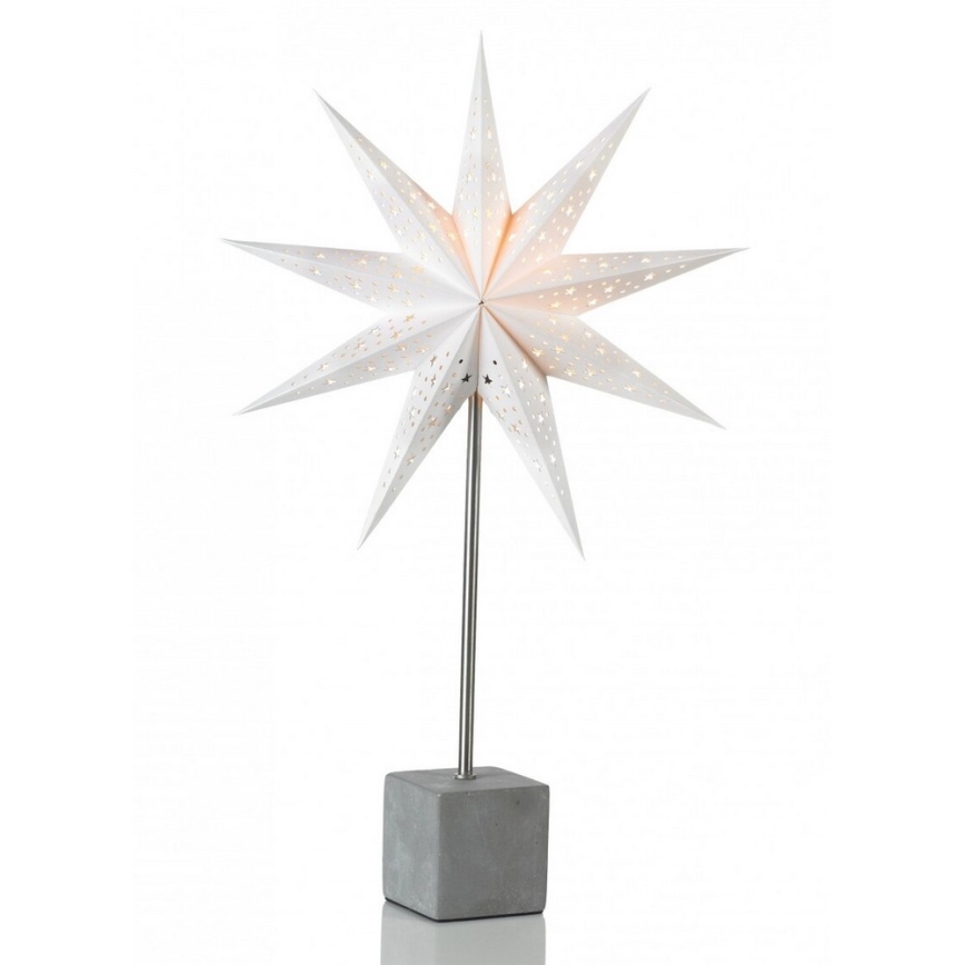 Markslöjd 702469 - Décoration de noël HARD 1xE14/25W/230V blanche
