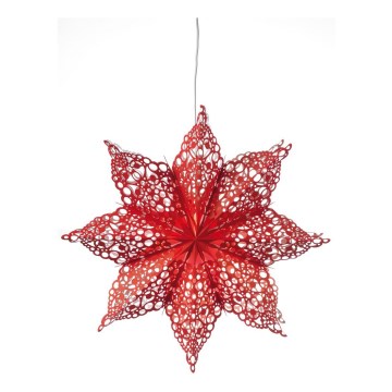 Markslöjd 702561 - Décoration de Noël HALL 1xE14/25W/230V rouge 70 cm