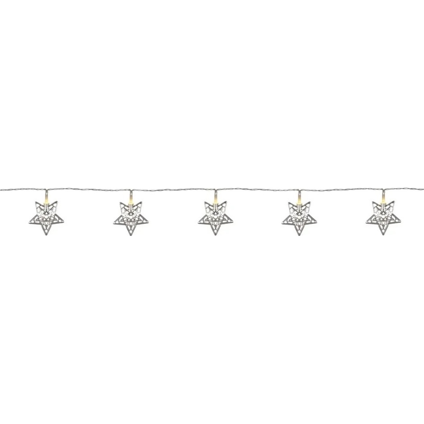Markslöjd 703173 - Guirlande de Noël LED LILLAN LED/3xAA 2,1m blanc chaud
