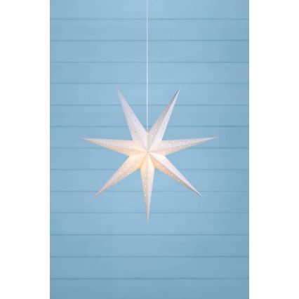 Markslöjd 703876 - Kerstdecoratie SOLVALLA 1xE14/25W/230V Ø 75 cm wit