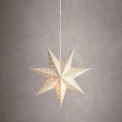 Markslöjd 704416 - Décoration de Noël SOLVALLA 1xE14/25W/230V argent 45 cm