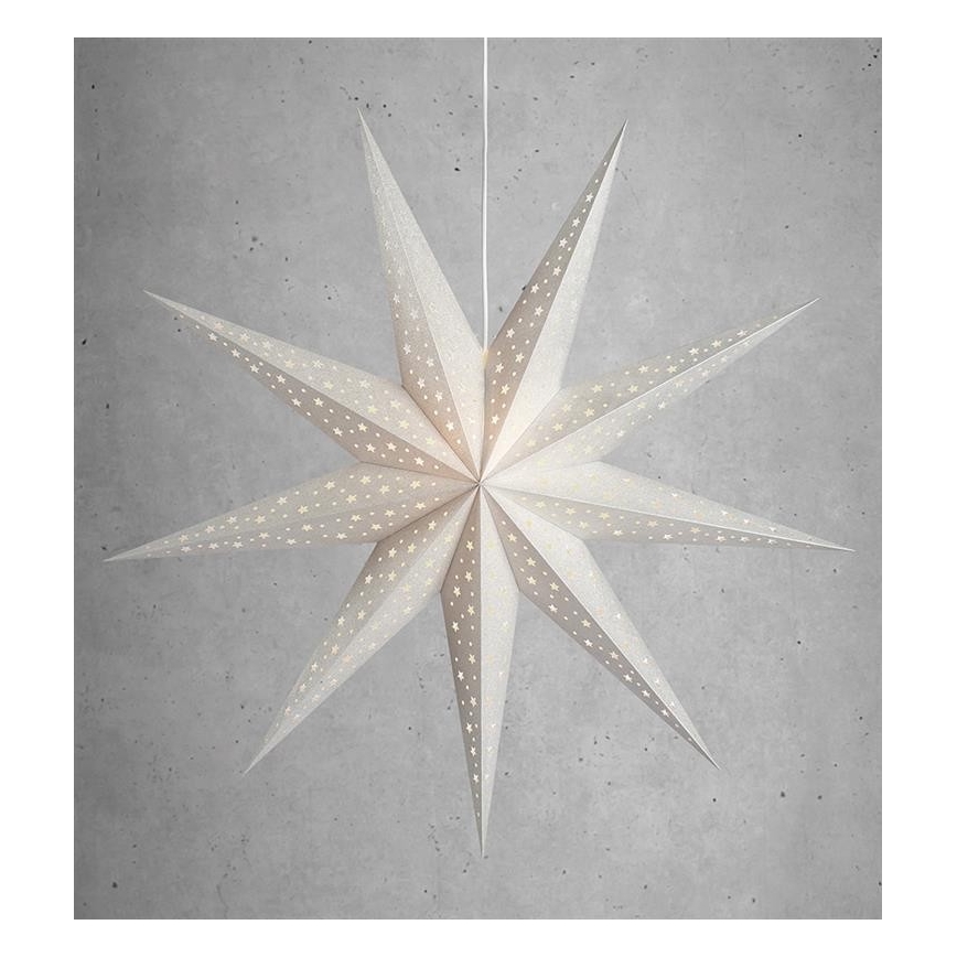 Markslöjd 704418 - Décoration de Noël SOLVALLA 1xE14/25W/230V argent 100 cm