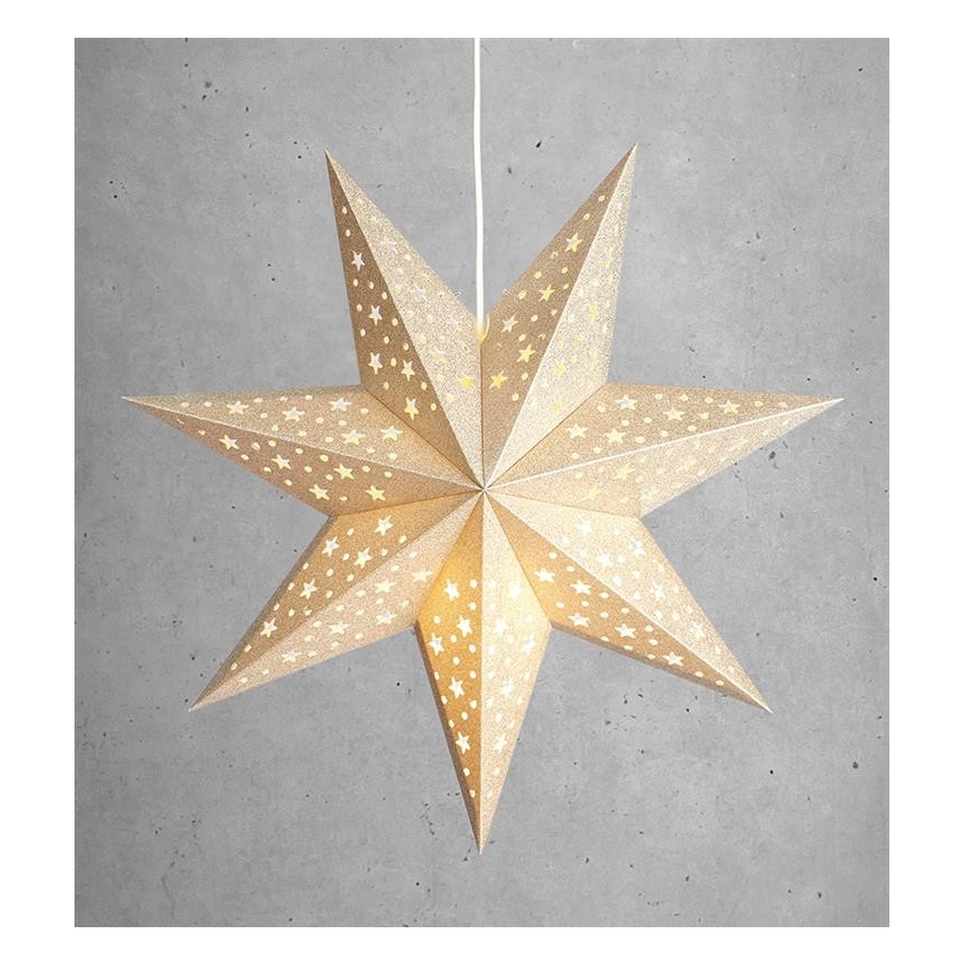 Markslöjd 704419 Solvalla - Gouden kerstdecoratie 1xE14 / 25W / 230V 45 cm
