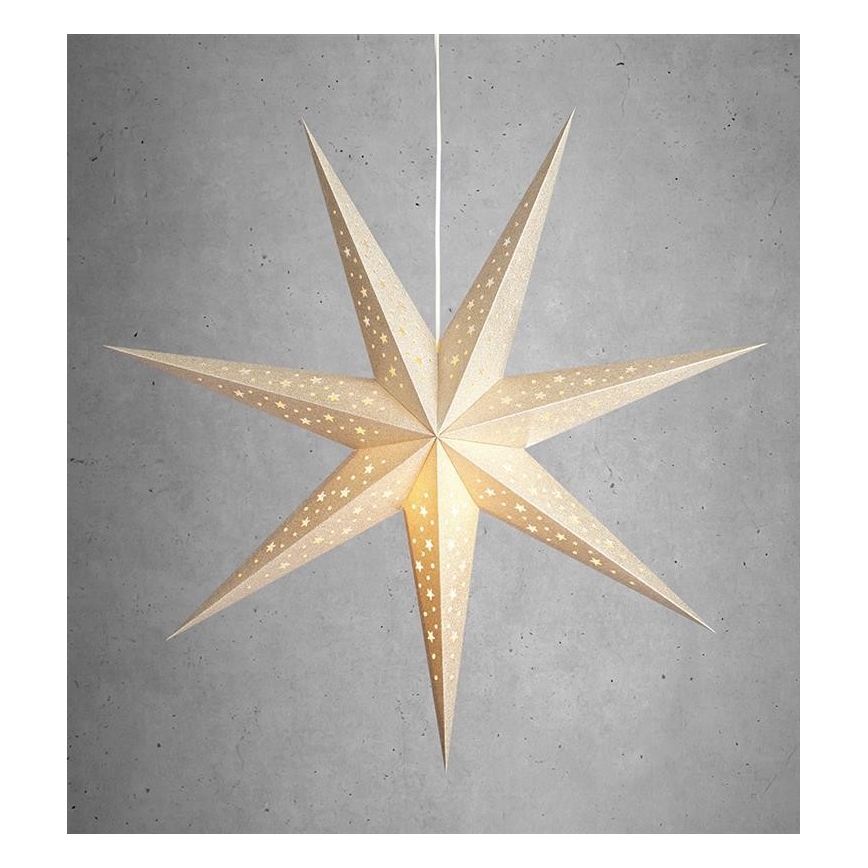 Markslöjd 704420 - Décoration de Noël SOLVALLA 1xE14/25W/230V or 75 cm