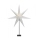 Markslöjd 704453 - Décoration de Noël SOLVALLA 1xE14/25W/230V argent 1m