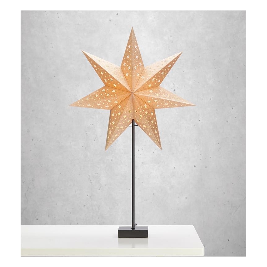 Markslöjd 704454 - Décoration de Noël SOLVALLA 1xE14/25W/230V or 69 cm