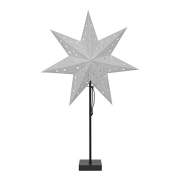 Markslöjd 704455 - Kerstversiering SOLVALLA 1xE14/25W/230V zilver 69 cm