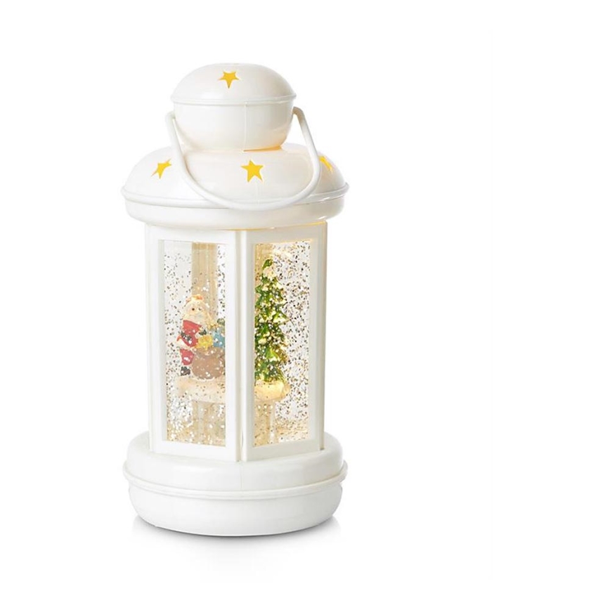 Markslöjd 704538 - Décoration de Noël COSY 2xLED/0,12W/3xAAA lanterne blanc