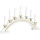 Markslöjd 704768 - Bougeoir de Noël LED CELINE LED/1,4W/230V pin/blanc