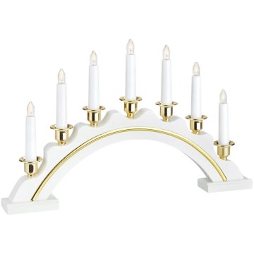 Markslöjd 704768 - LED kerstkandelaar CELINE LED/1,4W/230V dennen/wit