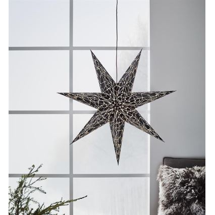 Markslöjd 704877 - Kerstdecoratie KARLA 1xE14/25W/230V zwart 75 cm