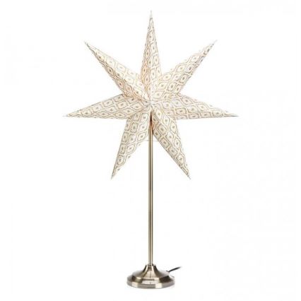 Markslöjd 705310 - Décoration de Noël BAROQUE 1xE14/25W/230V 65 cm blanc/chrome mat