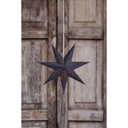 Markslöjd 705317 - Décoration de Noël BAROQUE 1xE14/25W/230V Ø 75 cm bleue