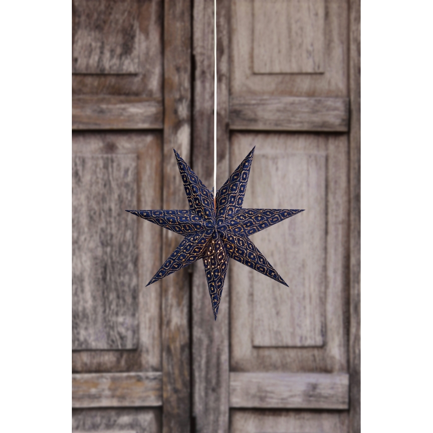 Markslöjd 705317 - Décoration de Noël BAROQUE 1xE14/25W/230V Ø 75 cm bleue