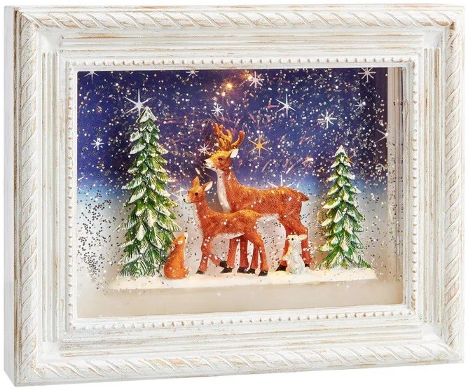 Markslöjd 705554 - LED Kerstdecoratie REINHARD LED/0,06W/4xAA/warm wit wit/patina