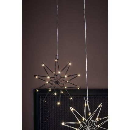 Markslöjd 705749 - Décoration de Noël LED GLEAM LED/0,6W/3xAA noir