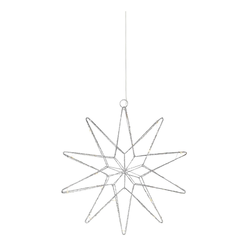 Markslöjd 705750 - LED Kerstversiering GLEAM LED/0,6W/3xAA zilver