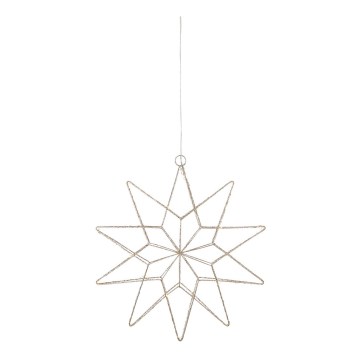 Markslöjd 705751 - Décoration de Noël LED GLEAM LED/0,6W/3xAA doré