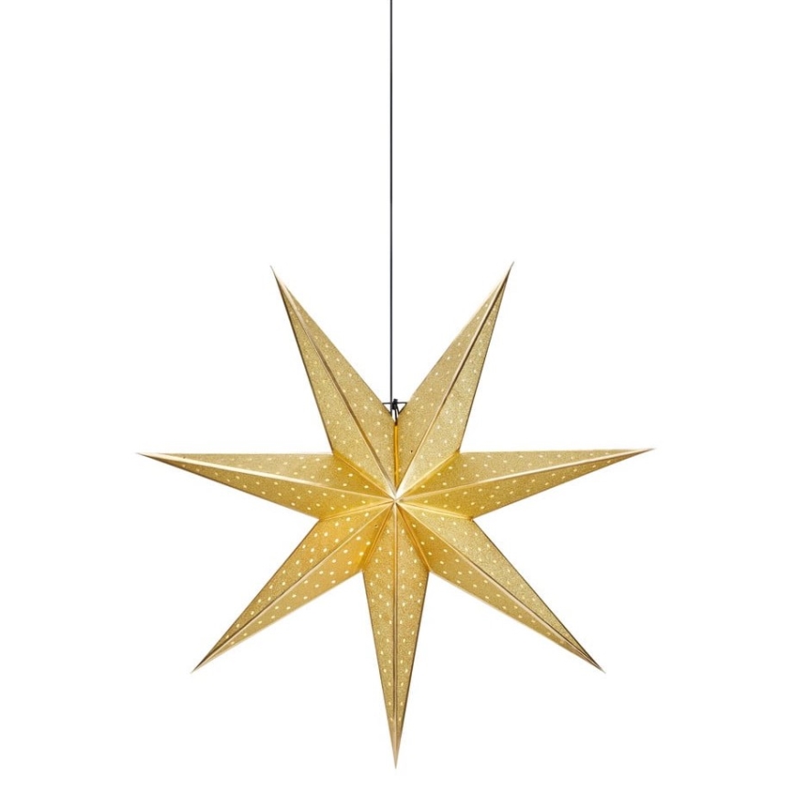 Markslöjd 705790 - Kerst Decoratie GLITTER 1xE14/25W/230V d. 75 cm goud