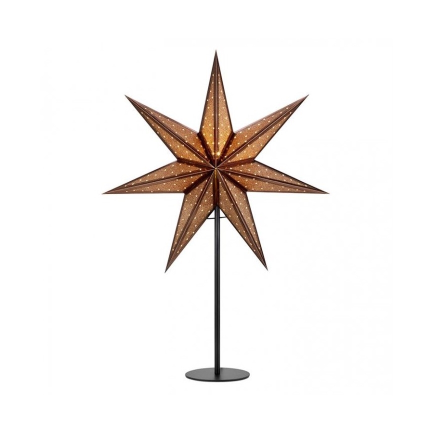 Markslöjd 705796 - Kerst Decoratie GLITTER 1xE14/25W/230V 65 cm brons/zwart