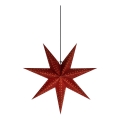 Markslöjd 705807 - Kerstdecoratie EMBLA 1xE14/6W/230V Ø 45 cm rood
