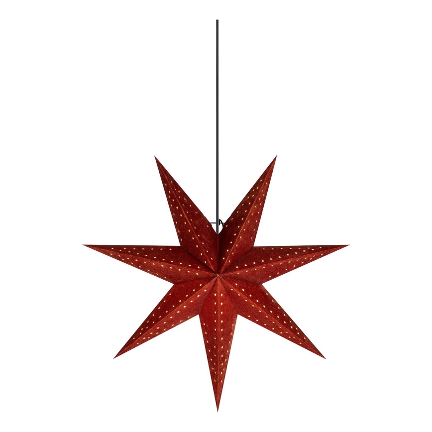 Markslöjd 705807 - Kerstdecoratie EMBLA 1xE14/6W/230V Ø 45 cm rood