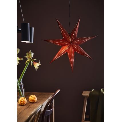 Markslöjd 705808 - Décoration de Noël EMBLA 1xE14/25W/230V d. 75 cm rouge