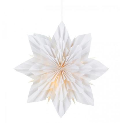Markslöjd 705836 - Kerstdecoratie NEELA 1x E14/25W/230V, Ø 43 cm, wit