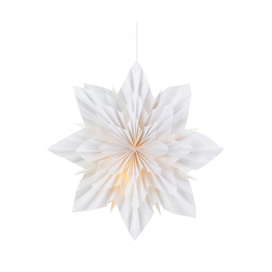 Markslöjd 705836 - Kerstdecoratie NEELA 1x E14/25W/230V, Ø 43 cm, wit