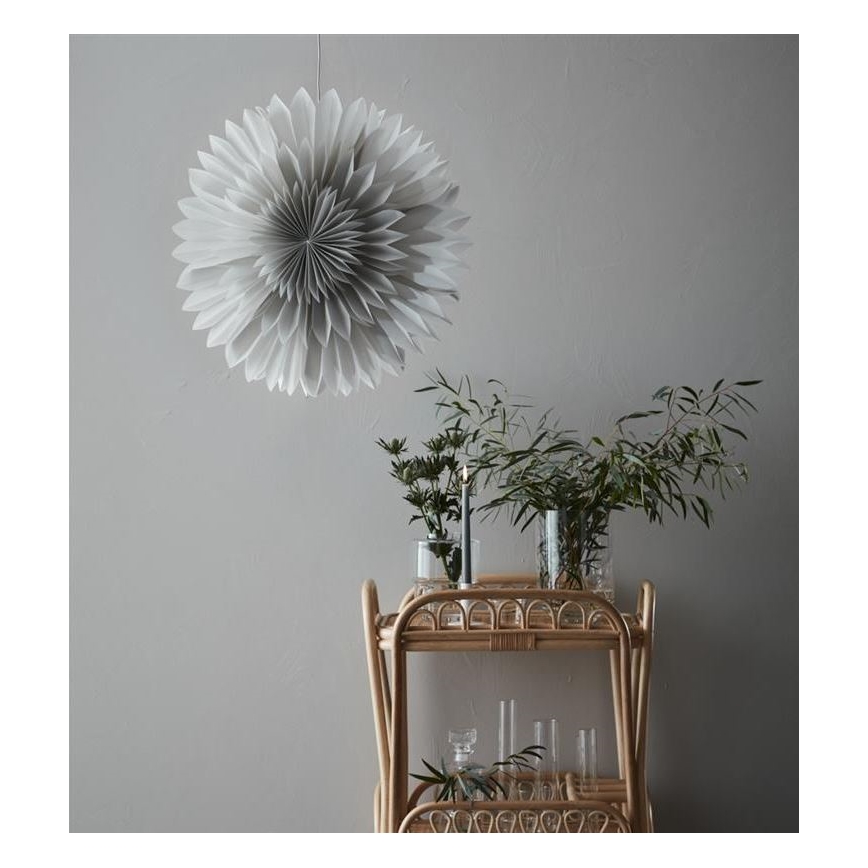 Markslöjd 705841 - Décoration de Noël SOLINA 1xE14/25W/230V d. 60 cm blanc