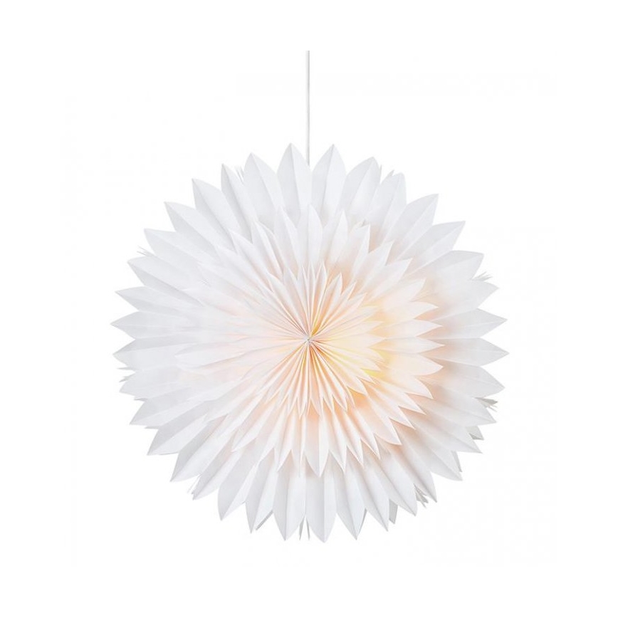 Markslöjd 705842 - Décoration de Noël SOLINA 1xE14/25W/230V d. 48 cm blanc