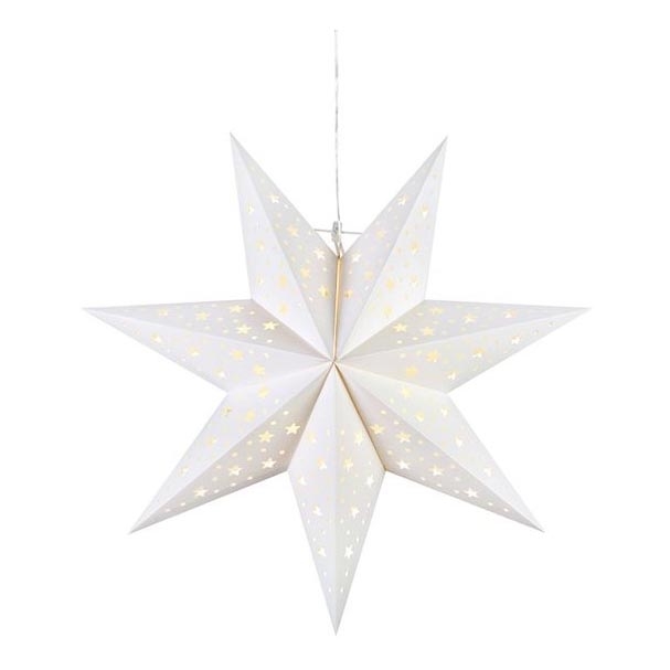 Markslöjd 705897 - Décoration de Noël LED BLANK LED/0,2W/3xAA Ø 45 cm blanche