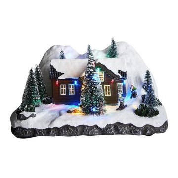 Markslöjd 705899 - Décoration de Noël LED VEMDALEN LED/0,69W/3xAA multicolore