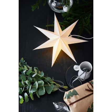 Markslöjd 705926 - Décoration de Noël LIVELY 1xE14/6W/230V Ø 45 cm blanche