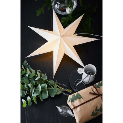 Markslöjd 705927 - Décoration de Noël LIVELY 1xE14/6W/230V Ø 60 cm blanche
