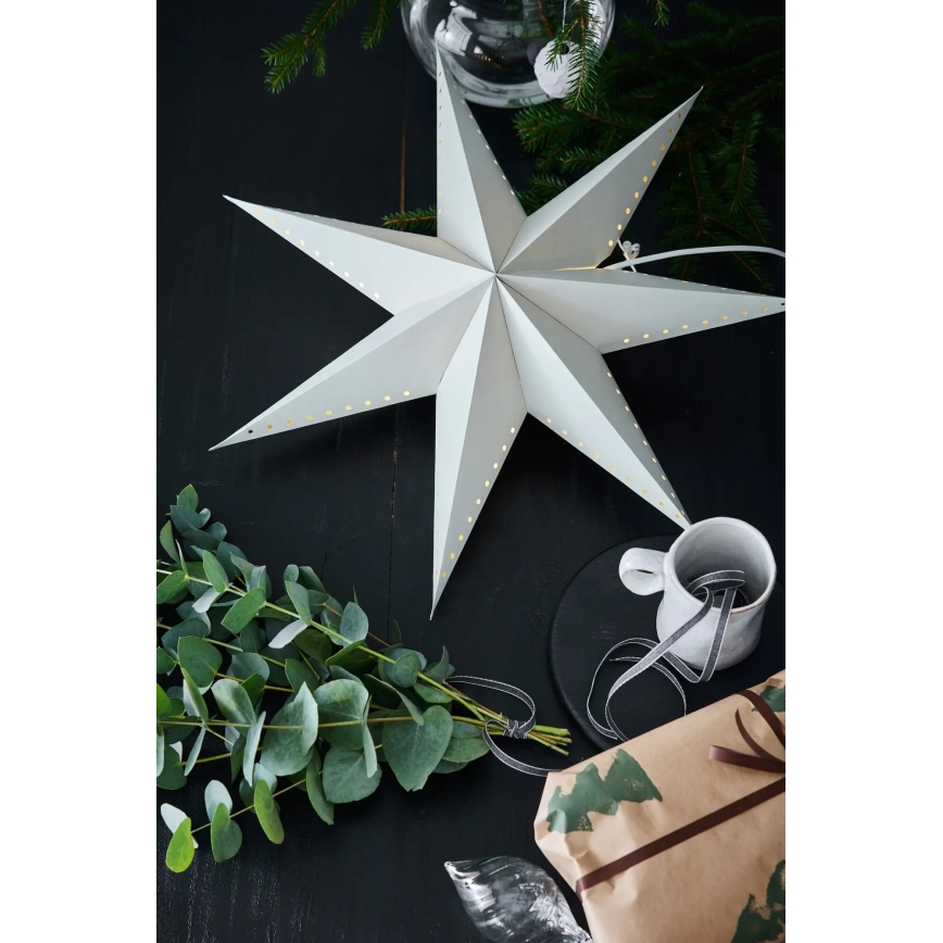 Markslöjd 705930 - Kerstdecoratie LIVELY 1xE14/6W/230V Ø 60 cm grijs