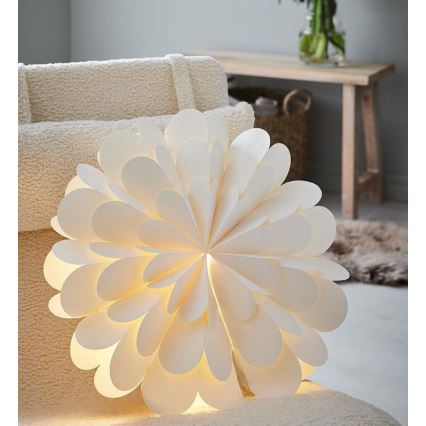 Markslöjd 705945 - Décoration de noël MARAVILLA 1xE14/25W/230V d. 60 cm blanche