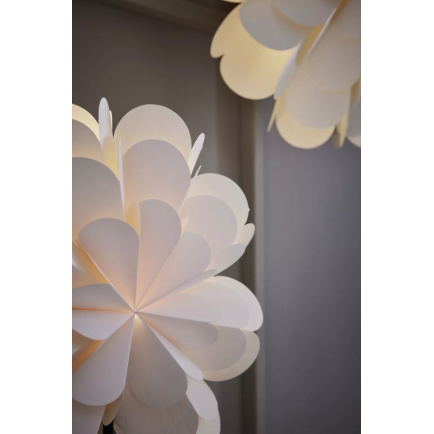 Markslöjd 705946 - Kerst Decoratie MARAVILLA 1xE14/25W/230V 68 cm wit/zwart