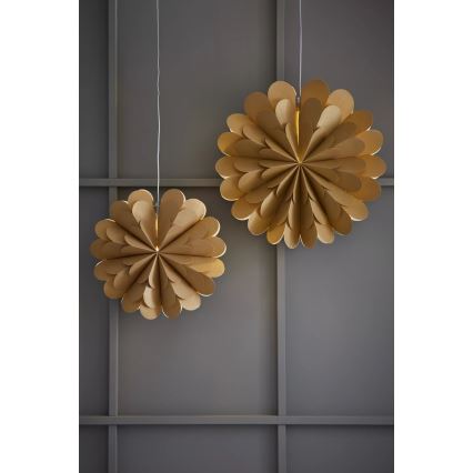 Markslöjd 705949 - Kerst Decoratie MARAVILLA 1xE14/25W/230V d. 60 cm goud