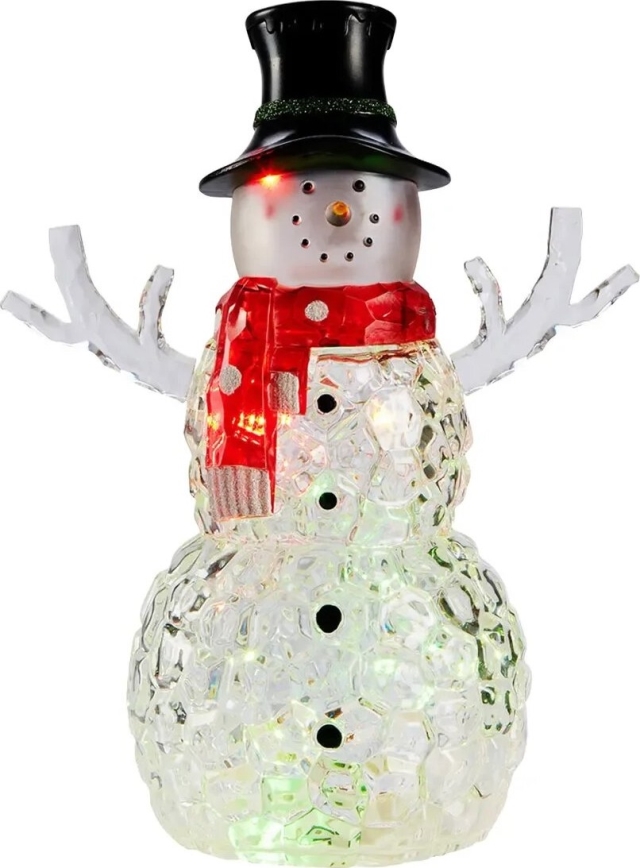 Markslöjd 706044 - Décoration de Noël LED FRANS LED/0,06W/3xAAA bonhomme de neige