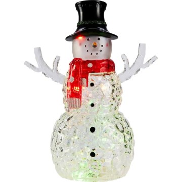 Markslöjd 706044 - LED kerstdecoratie FRANS LED/0,06W/3xAAA sneeuwman