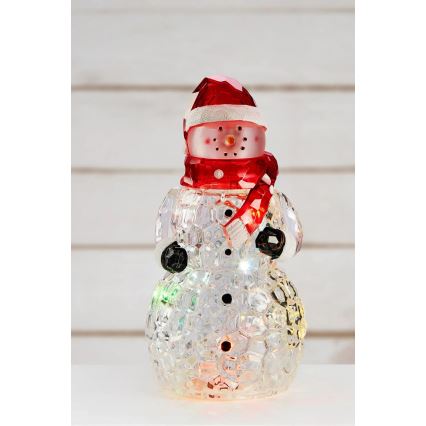 Markslöjd 706045 - LED kerstdecoratie HENRY LED/0,06W/3xAAA sneeuwman