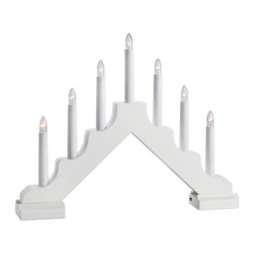 Markslöjd 706051 - LED Kerstlicht EVELIN 7xLED/0,06W/6xAA wit